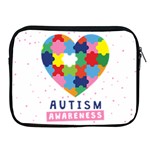 pink autism awareness Apple iPad Zipper Case