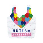 pink autism awareness Full Print Recycle Bag (M)