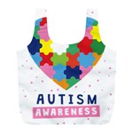 pink autism awareness Full Print Recycle Bag (L)