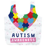 pink autism awareness Full Print Recycle Bag (XL)