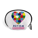 pink autism awareness Accessory Pouch (Small)