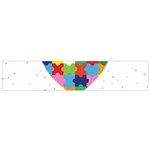 pink autism awareness Flano Scarf (Small)