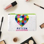 pink autism awareness Cosmetic Bag (XS)