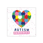 pink autism awareness Satin Bandana Scarf