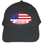 Memorial Day Grunge Black Cap