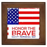 Memorial Day Grunge Framed Tile