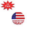 Memorial Day Grunge 1  Mini Button (10 pack) 