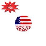 Memorial Day Grunge 1  Mini Magnet (10 pack) 