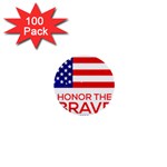 Memorial Day Grunge 1  Mini Button (100 pack) 