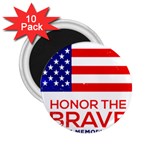 Memorial Day Grunge 2.25  Magnet (10 pack)