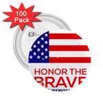 Memorial Day Grunge 2.25  Button (100 pack)