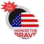 Memorial Day Grunge 2.25  Magnet (100 pack) 