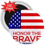 Memorial Day Grunge 3  Magnet (100 pack)