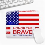 Memorial Day Grunge Large Mousepad