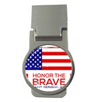 Memorial Day Grunge Money Clip (Round)