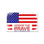 Memorial Day Grunge Sticker (Rectangular)