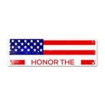 Memorial Day Grunge Sticker (Bumper)