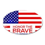 Memorial Day Grunge Magnet (Oval)