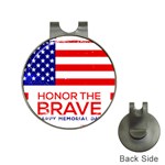 Memorial Day Grunge Golf Ball Marker Hat Clip