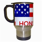 Memorial Day Grunge Travel Mug (White)