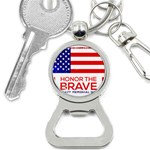 Memorial Day Grunge Bottle Opener Key Chain