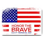 Memorial Day Grunge Large Doormat