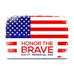 Memorial Day Grunge Plate Mat