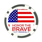 Memorial Day Grunge Poker Chip Card Guard