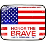 Memorial Day Grunge Fleece Blanket (Mini)