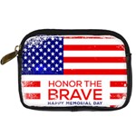 Memorial Day Grunge Digital Camera Leather Case