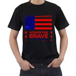 Memorial Day Grunge Men s T-Shirt (Black)