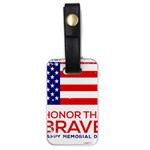 Memorial Day Grunge Luggage Tag (one side)