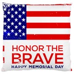 Memorial Day Grunge Large Cushion Case (One Side)