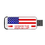 Memorial Day Grunge Portable USB Flash (One Side)