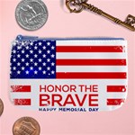 Memorial Day Grunge Large Coin Purse