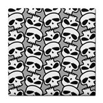 Skull ceramic wall tile / Tile Coaster / Tile trivet