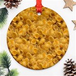 Macaroni  Round Ornament (Two Sides)