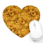 Macaroni  Heart Mousepad