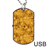 Macaroni  Dog Tag USB Flash (One Side)