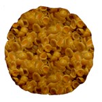 Macaroni  Large 18  Premium Round Cushion 