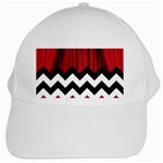 Black Lodge Chevron White Cap