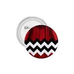 Black Lodge Chevron 1.75  Button