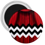 Black Lodge Chevron 3  Magnet