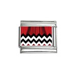 Black Lodge Chevron Italian Charm (9mm)