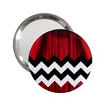 Black Lodge Chevron 2.25  Handbag Mirror