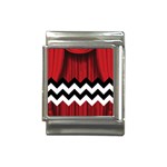 Black Lodge Chevron Italian Charm (13mm)