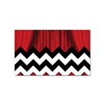 Black Lodge Chevron Sticker (Rectangular)