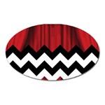 Black Lodge Chevron Magnet (Oval)