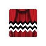 Black Lodge Chevron Magnet (Square)