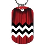 Black Lodge Chevron Dog Tag (One Side)